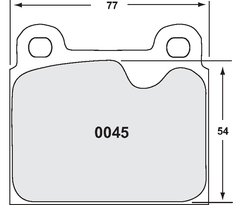 PFC Carbon Metallic Brake Pad 0045.xx.15.44
