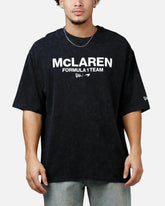 McLaren F1 x New Era Washed Logo T-Shirt - Stone/Black