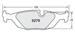 PFC Carbon Metallic Brake Pad 0279.xx.16.44
