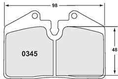 PFC Carbon Metallic Brake Pad 0345.xx.17.44