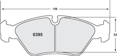 PFC Carbon Metallic Brake Pad 0395.xx.20.44