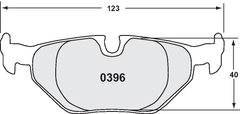 PFC Carbon Metallic Brake Pad 0396.xx.17.44