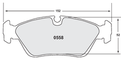 PFC Carbon Metallic Brake Pad 0558.xx.18.44