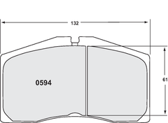 PFC Carbon Metallic Brake Pad 0594.XX.18.44