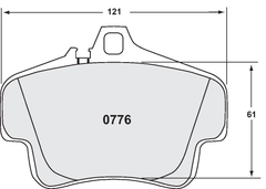 PFC Carbon Metallic Brake Pad 0776.xx.17.44