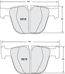 PFC Carbon Metallic Brake Pad 0919.xx.16.44