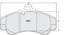 PFC Carbon Metallic Brake Pad 0991.xx.17.44