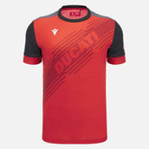 Ducati x Macron Men's Padel T-Shirt - Red/Black