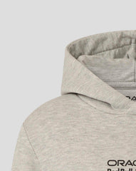 Red Bull Racing F1 Kid's Graphic Bull Hoodie - Youth Grey Marl/Chili Pepper