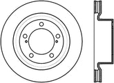 StopTech Sport Slot 08-12 Toyota Sequoia / 07-12 Tundra Slotted Left Front CRYO Rotor
