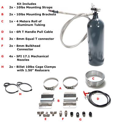 Lifeline Zero 360 Automatic Fire Suppression 10lb System SFI 17.1 Lifeline Zero 360 Automatic Fire Suppression 10lb System SFI 17.1