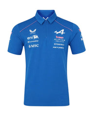 Alpine Racing F1 2026 Men's Team Polo Shirt - Lapis Blue