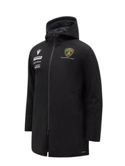 Automobili Lamborghini Squadra Corse Men's Team Parka Jacket - Black