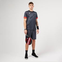 Ducati x Macron Men's Padel T-Shirt - Red/Black