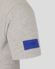 Red Bull Racing F1 Large Front Logo T-shirt - Grey Marl/Blue