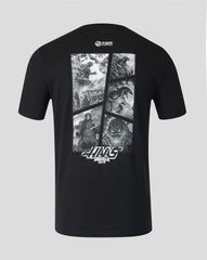 Haas Racing F1 X Godzilla Comic T-Shirt - Black