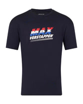 Red Bull Racing F1 Max Verstappen Front Graphic T-Shirt - Navy