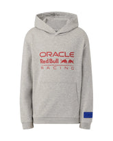 Red Bull Racing F1 Kid's Large Logo Hoodie - Youth Navy/Blue/Grey