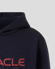 Red Bull Racing F1 Kid's Large Logo Hoodie - Youth Navy/Blue/Grey