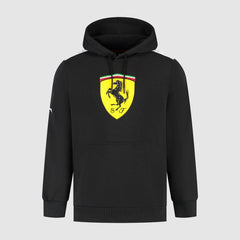 Scuderia Ferrari F1 Large Shield Hoodie -Dark Cherry/Puma Black