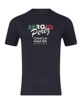 Red Bull Racing F1 Sergio "Checo" Perez Flag T-Shirt - White/Navy