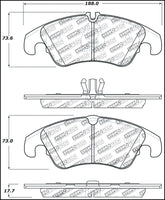 StopTech Performance 08-10 Audi A5 / 10 S4 / 09-10 Audi A4 (except Quattro) Front Brake Pads