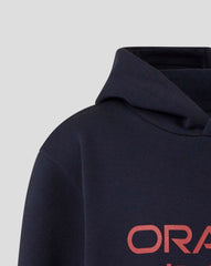 Red Bull Racing F1 Kid's Large Logo Hoodie - Youth Navy/Blue/Grey