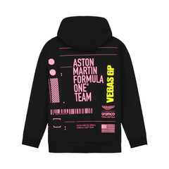 Aston Martin F1 Limited Edition Las Vegas GP Graphic Hoodie - Black