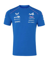 Alpine Racing F1 2026 Men's Team Set Up T-Shirt - Lapis Blue