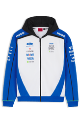 Visa Cash App RB F1 2026 Team Full Zip Hoodie - White