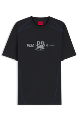 Visa Cash App RB F1 Fanwear T-Shirt - Black/White/Beige