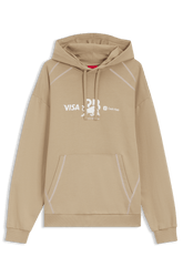 Visa Cash App RB F1 Fanwear Pullover Hoodie - Black/Beige