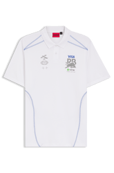 Visa Cash App RB F1 Men's Fanwear Polo Shirt - Black/White