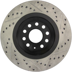 StopTech 09 VW Passat CC / 06-09 Passat Slotted & Drilled Right Rear Rotor
