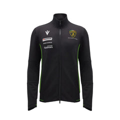 Automobili Lamborghini Squadra Corse Men's Zip Up Sweatshirt - Black