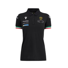 Automobili Lamborghini SC63 Hypercar Women's Team Polo Shirt - Black/White