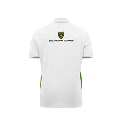 Automobili Lamborghini Squadra Corse Men's Team Polo Shirt - White/Black