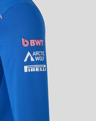 Alpine Racing F1 2026 Team 1/4 Zip Mid-Layer Sweatshirt - Lapis Blue