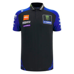 Monster Energy Yamaha 2026 Men's Team Replica Polo Shirt - Black
