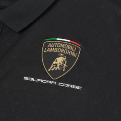 Automobili Lamborghini Squadra Corse 2026 Kids Team Polo Shirt - White/Black