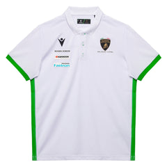 Automobili Lamborghini Squadra Corse 2026 Kids Team Polo Shirt - White/Black
