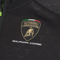 Automobili Lamborghini Squadra Corse 2026 Kids Full Zip Sweatshirt - Black