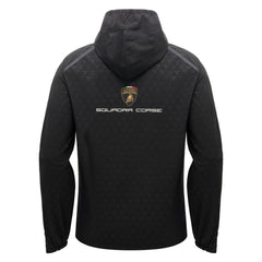 Automobili Lamborghini Squadra Corse 2026 Men's Rain Jacket - Black
