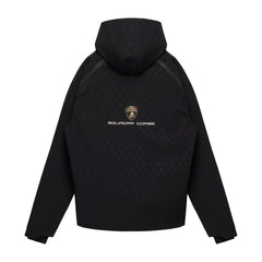 Automobili Lamborghini Squadra Corse 2026 Kids Softshell Jacket - Black
