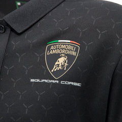Automobili Lamborghini Squadra Corse 2026 Women's Team Polo Shirt - White/Black