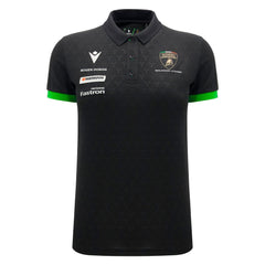 Automobili Lamborghini Squadra Corse 2026 Women's Team Polo Shirt - White/Black