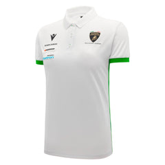 Automobili Lamborghini Squadra Corse 2026 Women's Team Polo Shirt - White/Black