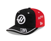 Haas Racing F1 New Era 9Seventy 2025 Esteban Ocon Team Hat - Black