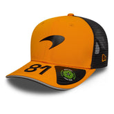 McLaren Racing F1 New Era 9Seventy 2025 Oscar Piastri Team Papaya Hat - Adult/Kids