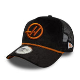 Haas Racing F1 New Era Corduroy EF Trucker Hat - Black